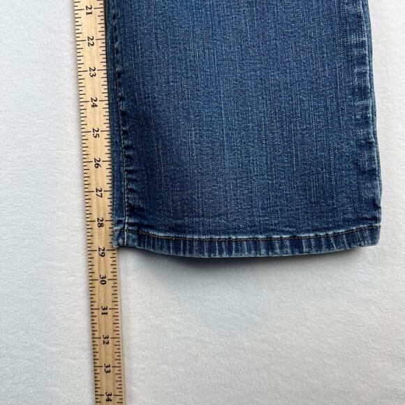 Levis 512 Jeans Women 10 S short petite Blue Perfectly‎ Slimming Bootcut - Picture 9 of 11